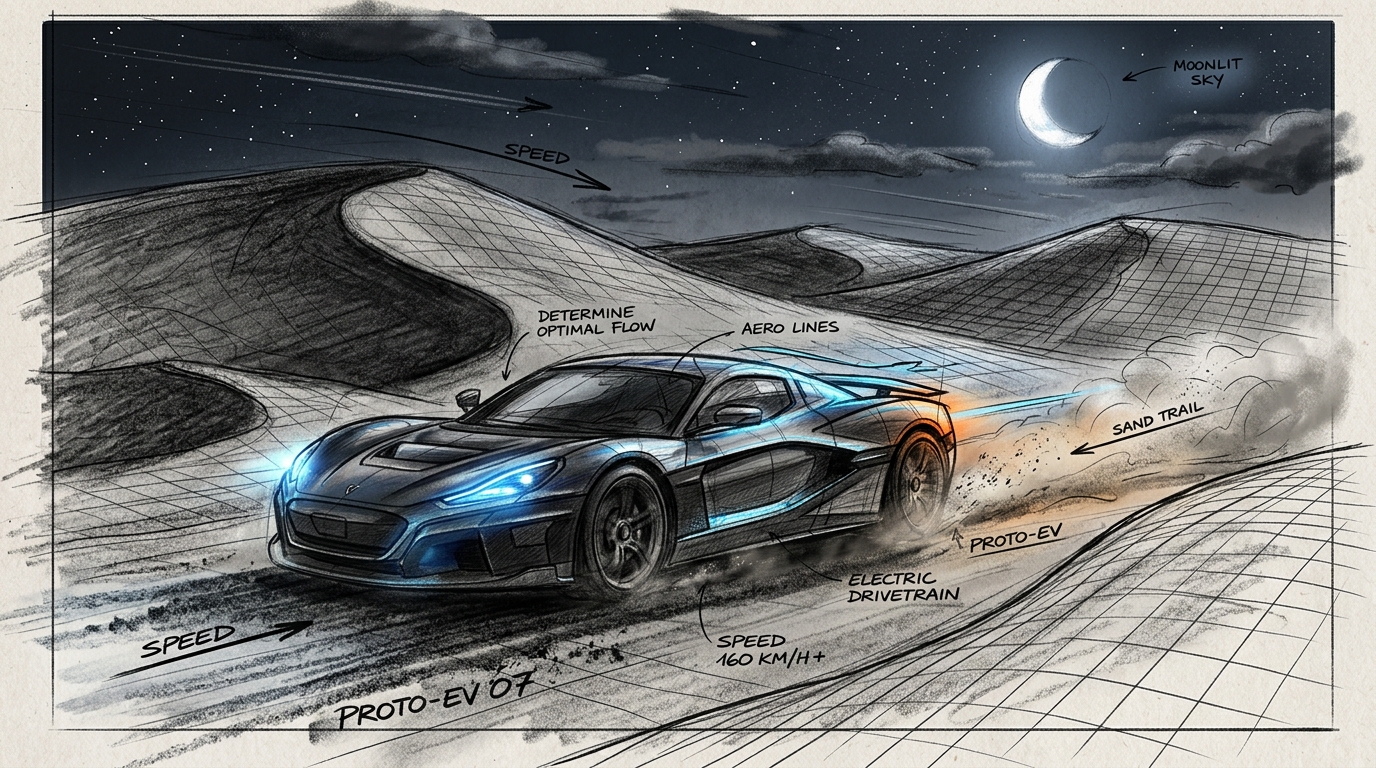Raw Concept Storyboard Sketch